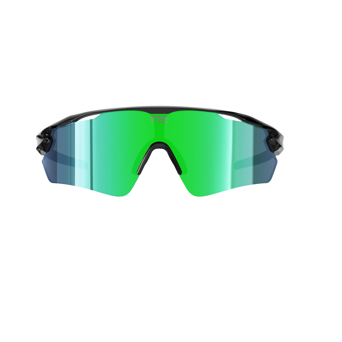 JADE - PERFORMANCE SUNGLASSES — BLACK/GREEN