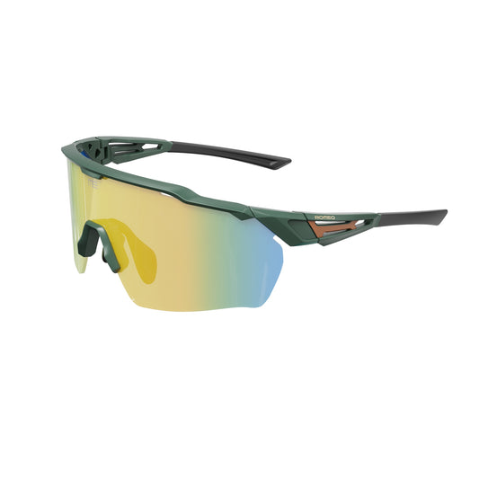 APOLLO - PERFORMANCE SUNGLASSES — GREEN / YELLOW